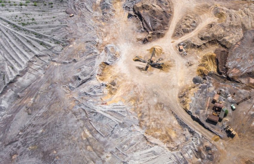Bird's eye view of mining area. Photo by Mariusz Prusaczyk for Unsplash.