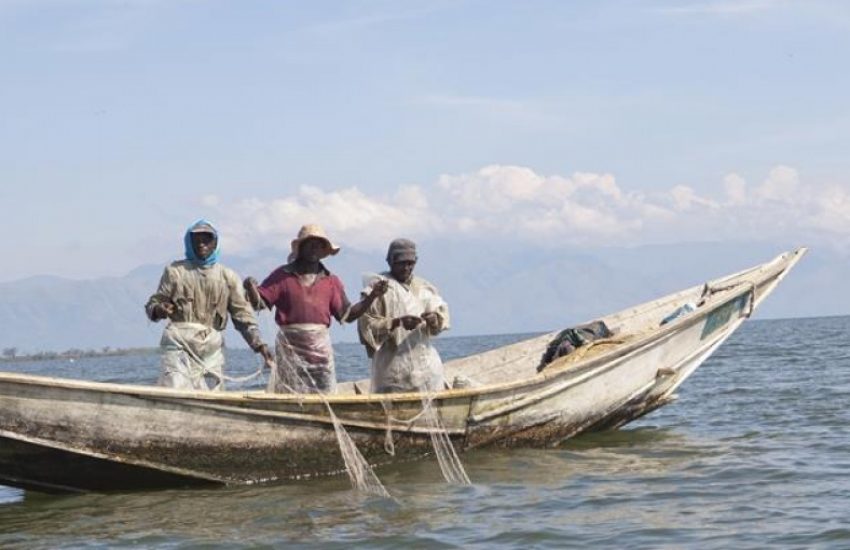men in boat