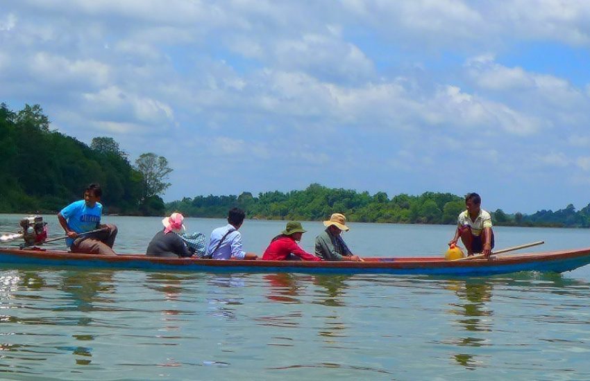 men in boat