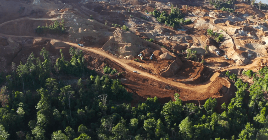 Nickel mining on Sulawesi (c) Fachrudin Jabrig - Indonesia Nature Film Society